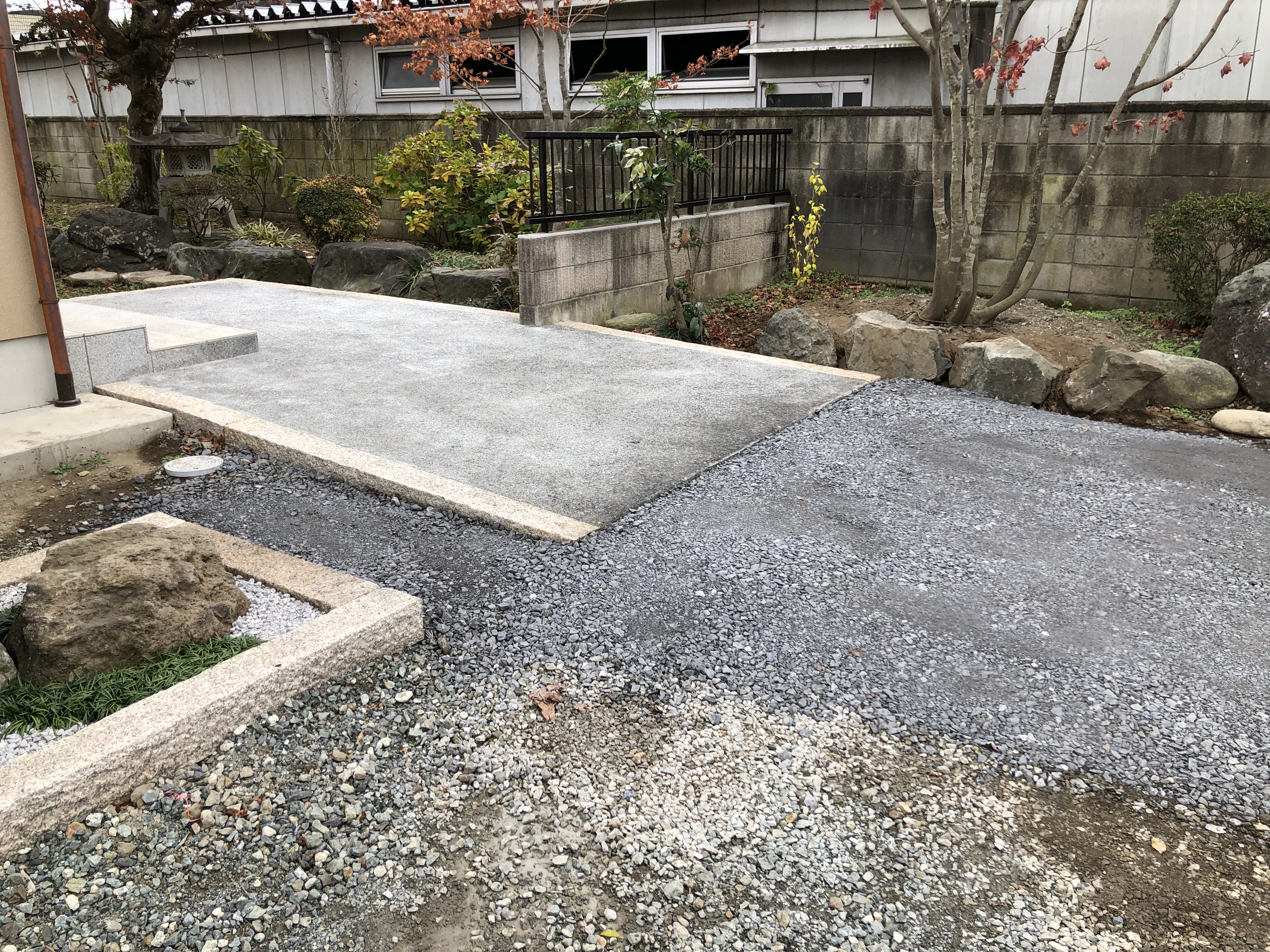 玄関スロープ設置工事