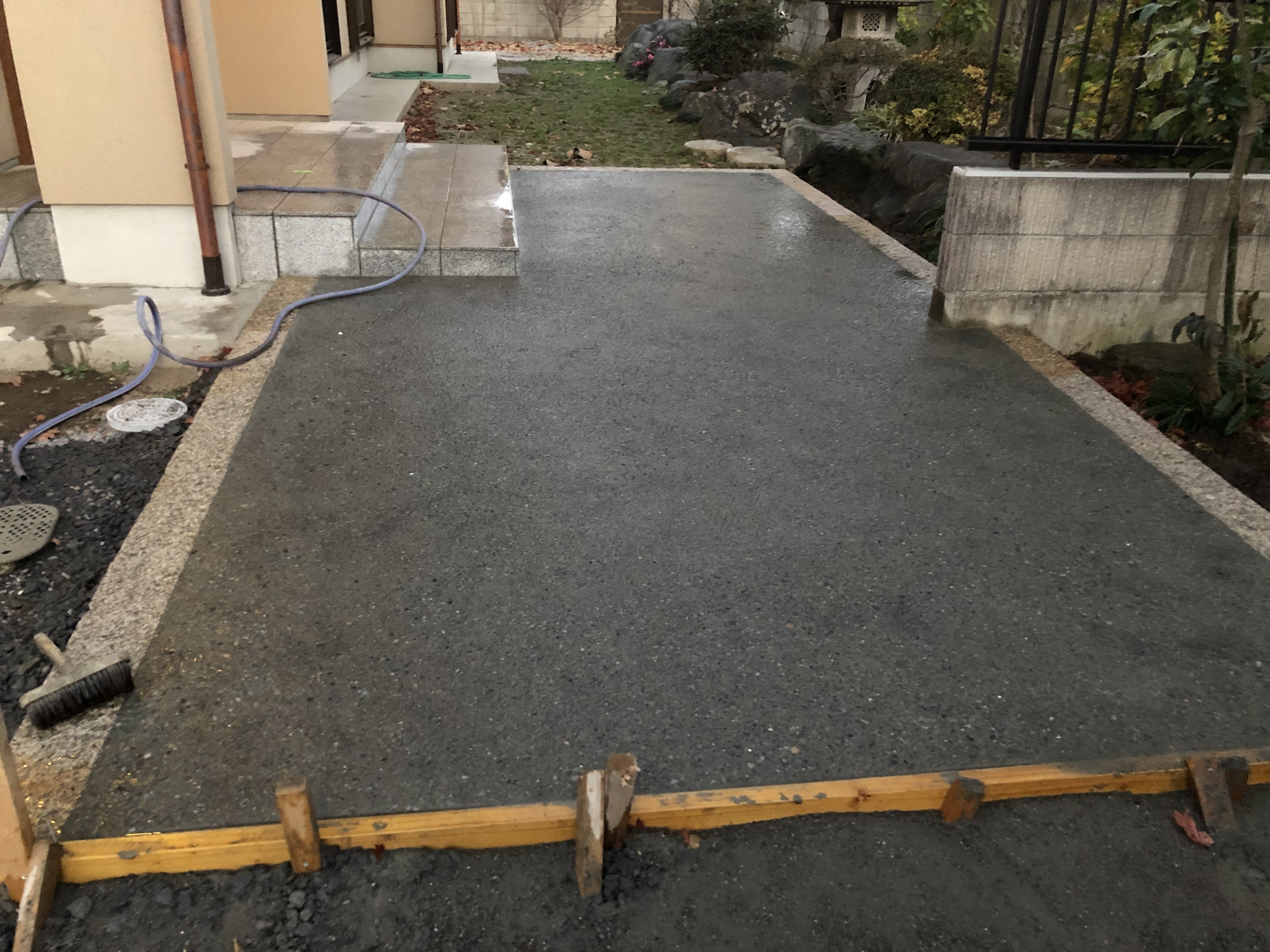 玄関スロープ設置工事