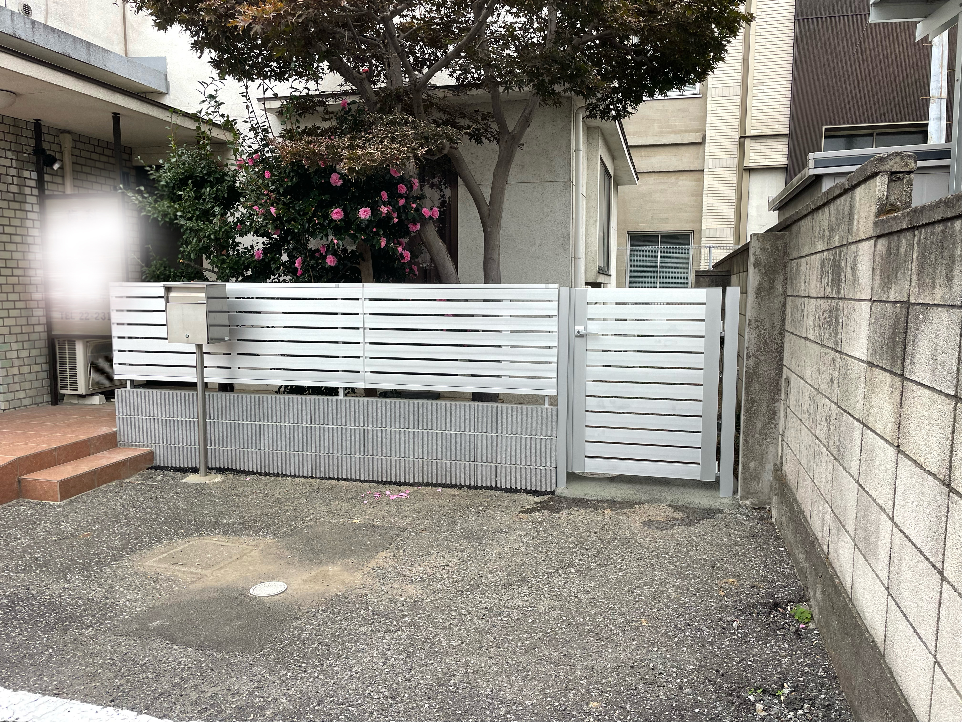 太田市　ブロック塀改修工事