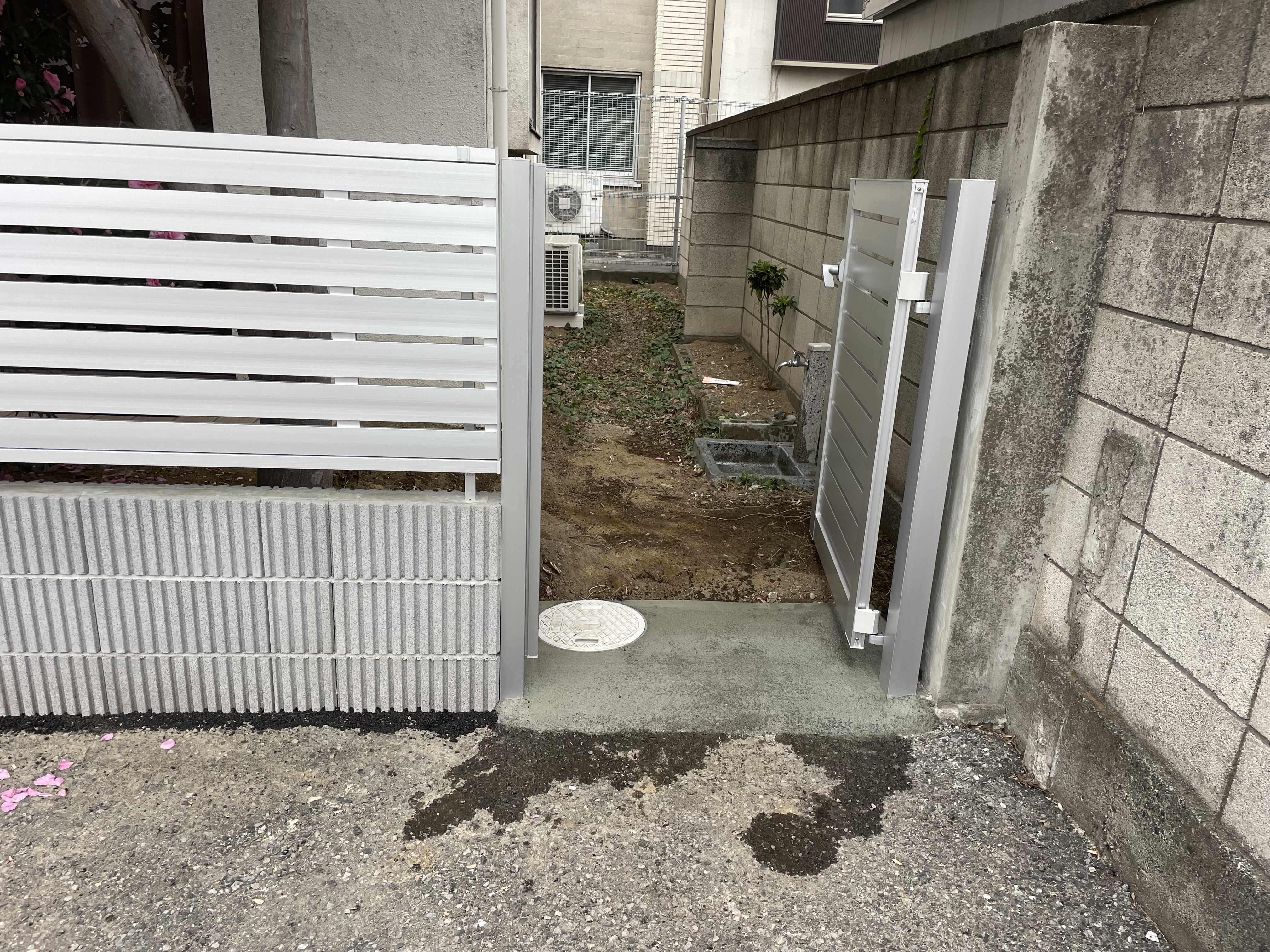 太田市　ブロック塀改修工事