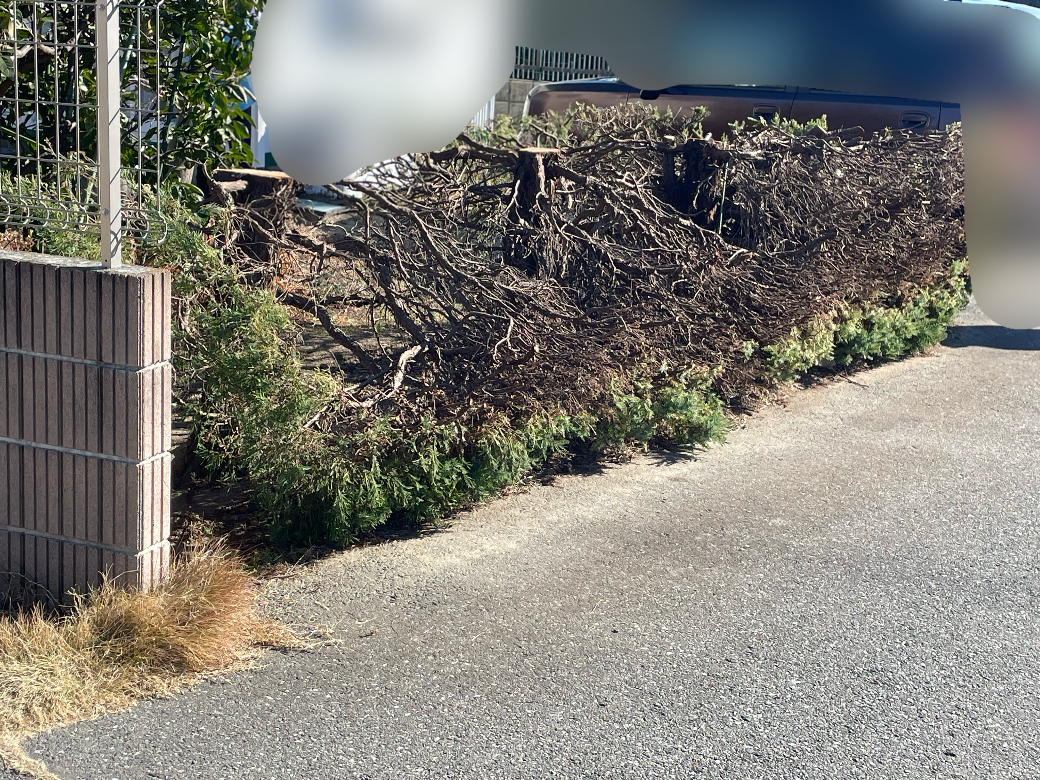 伊勢崎市　Ｈ様邸
目隠しフェンス設置工事