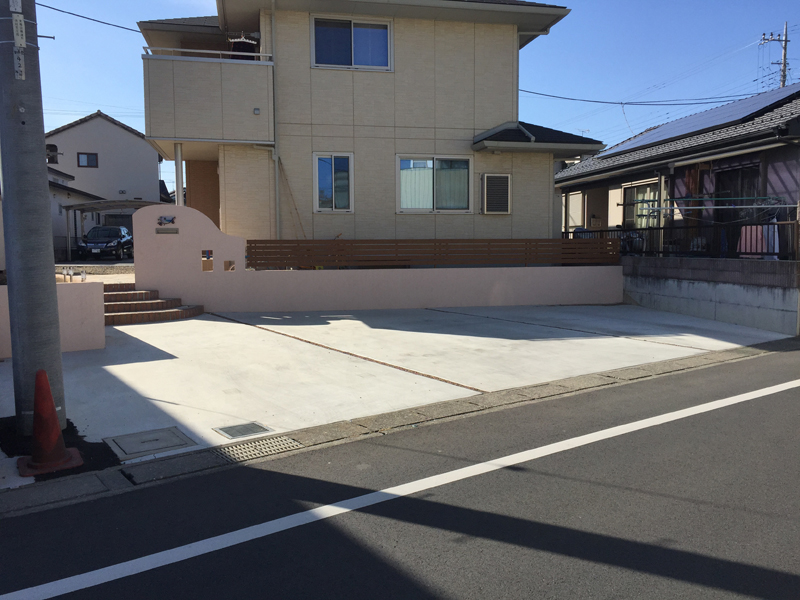 桐生市相生町H様邸　外構工事一式