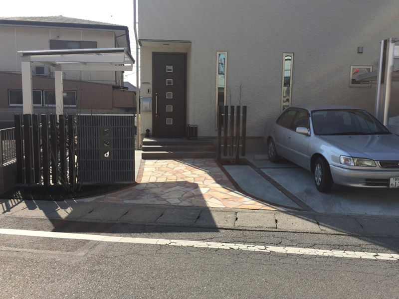 桐生市境野町A様邸　外構一式