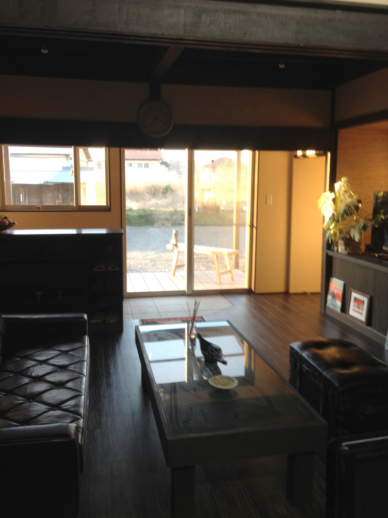 自宅　テラス　デッキ