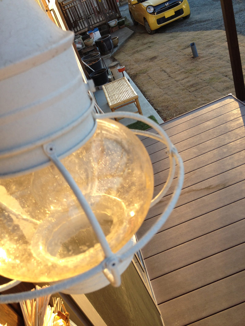 自宅　テラス　デッキ