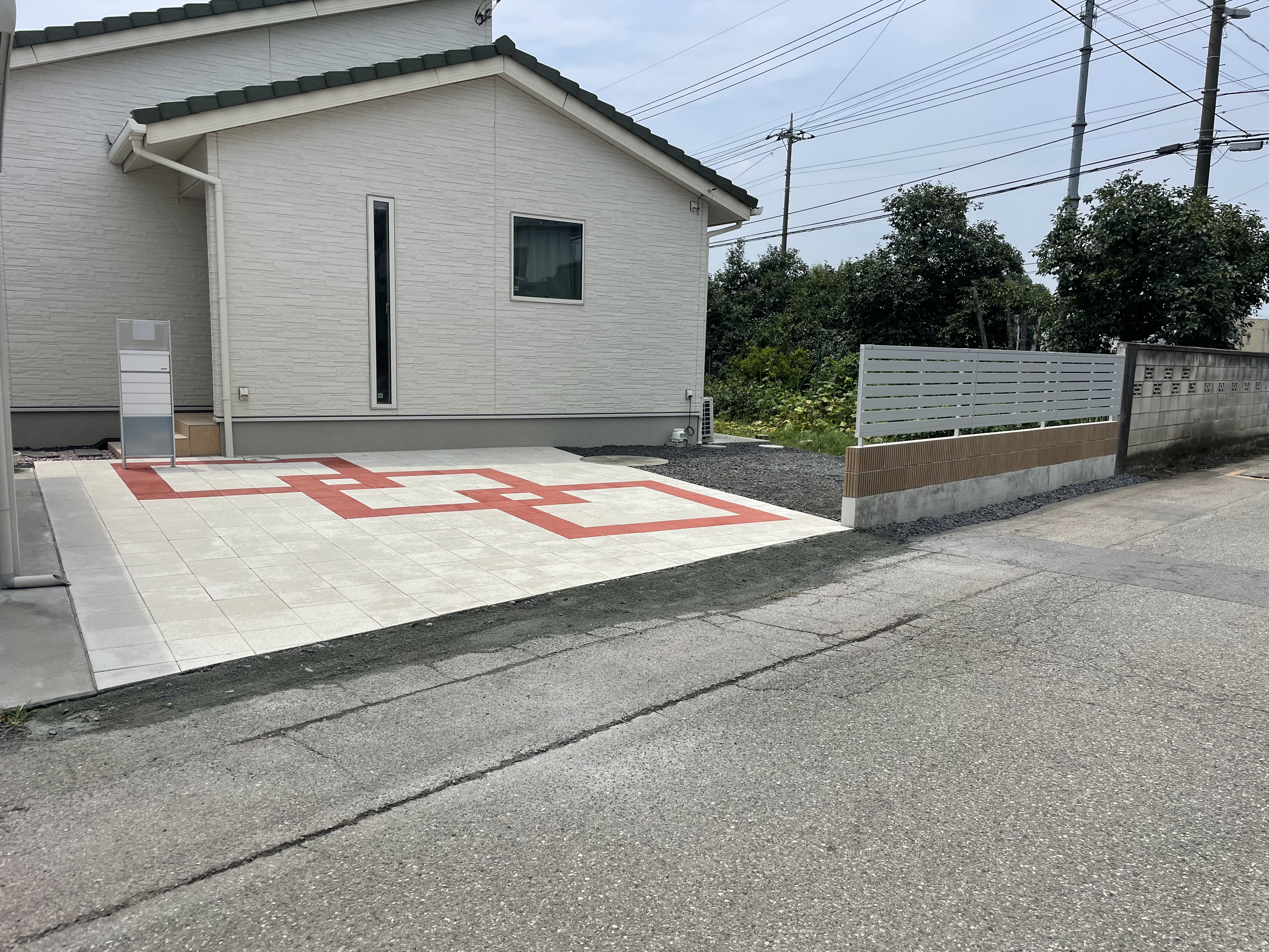 みどり市　Ｓ様邸　玄関アプローチ工事