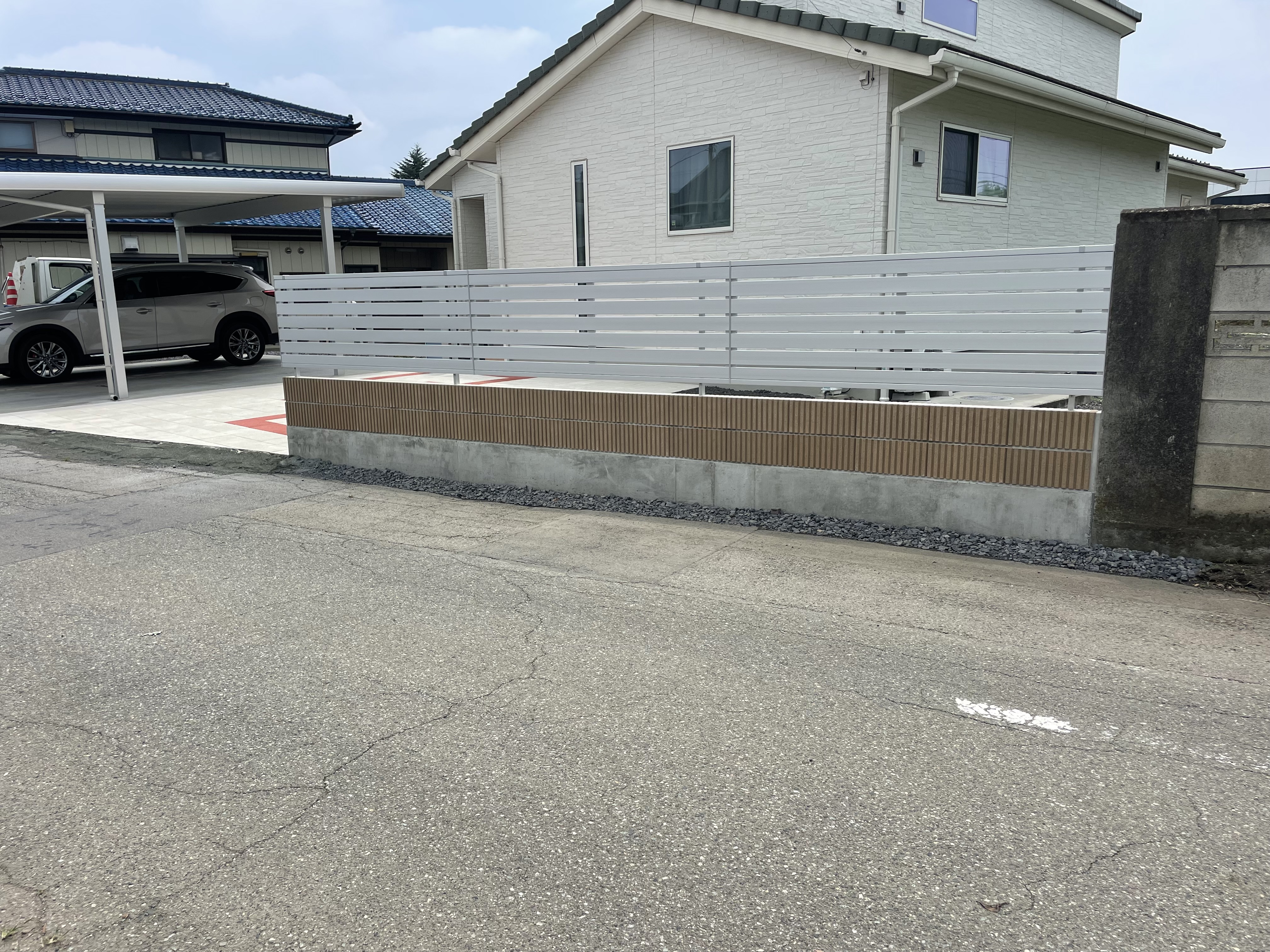 みどり市　Ｓ様邸　玄関アプローチ工事