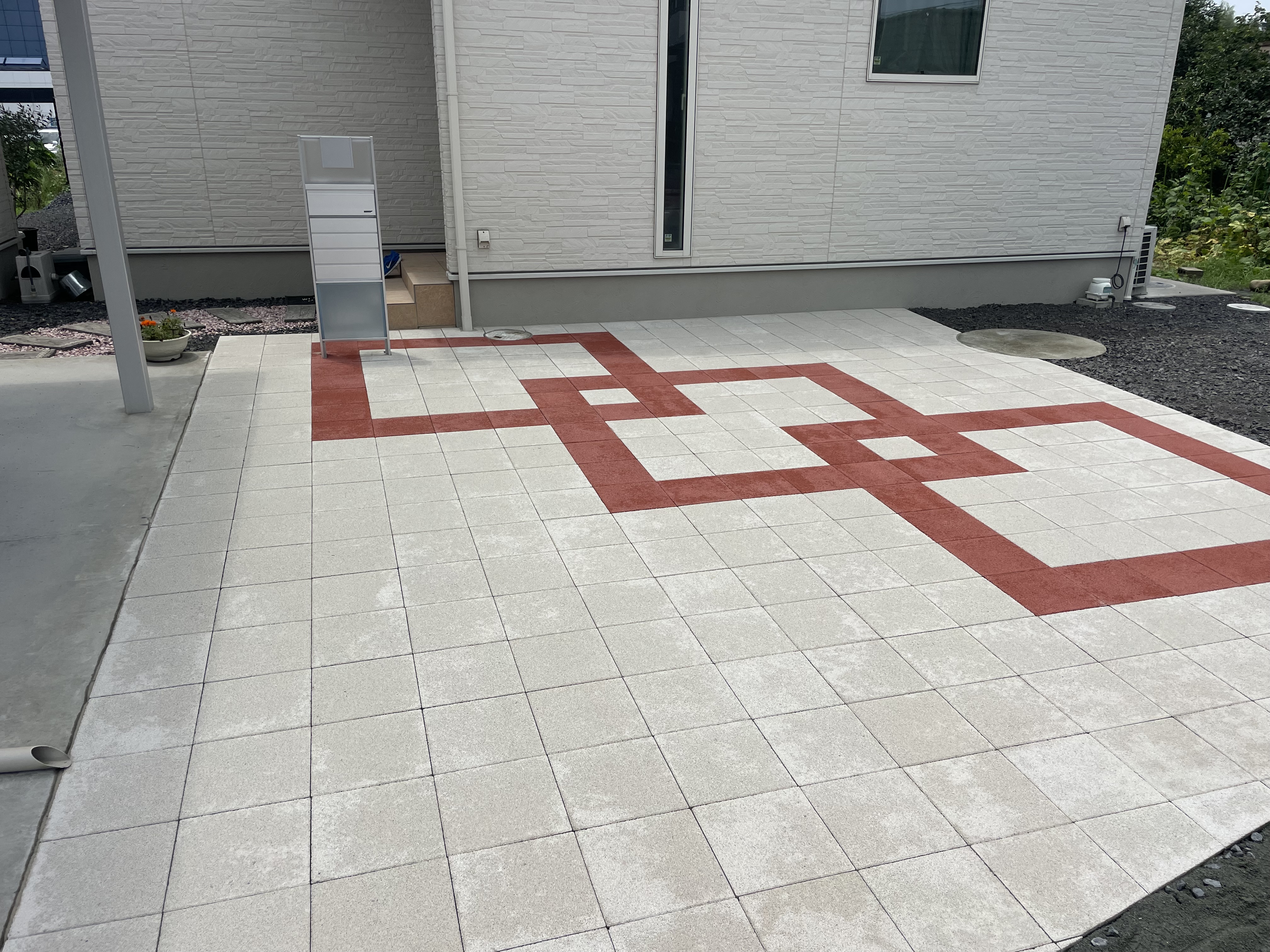 みどり市　Ｓ様邸　玄関アプローチ工事