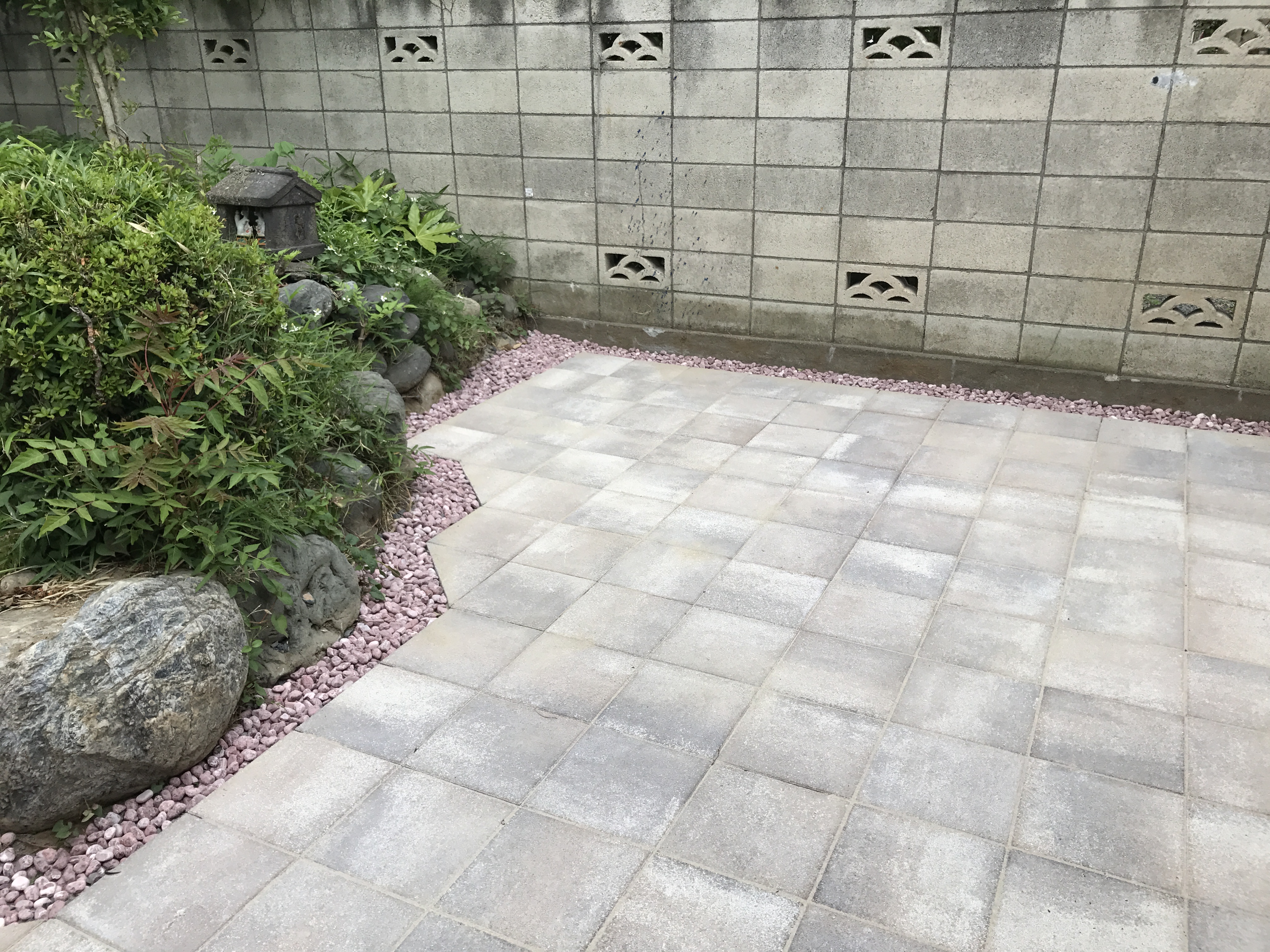 桐生市F様邸
中庭整備工事