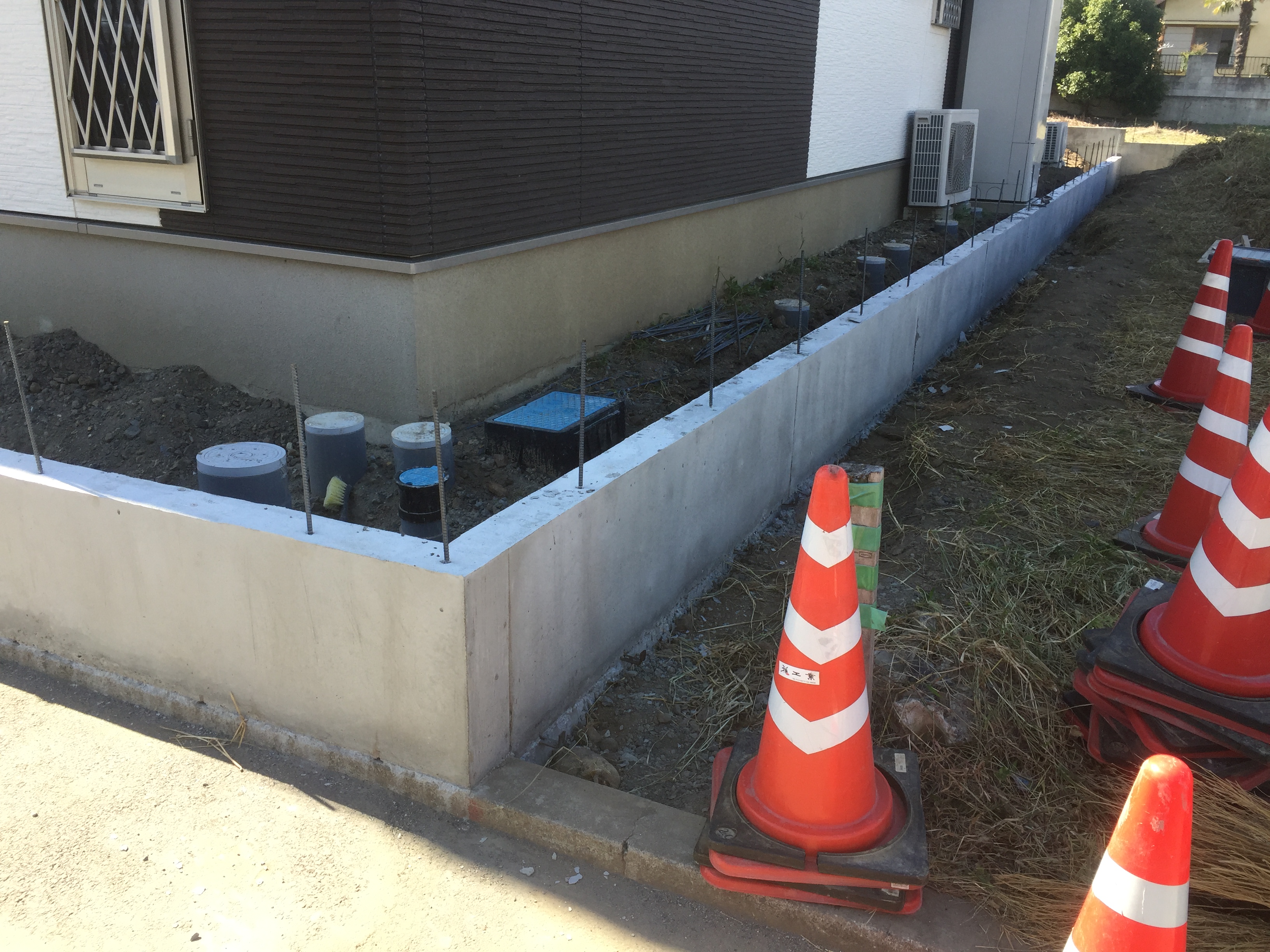 大間々町T様邸
境界ブロック工事