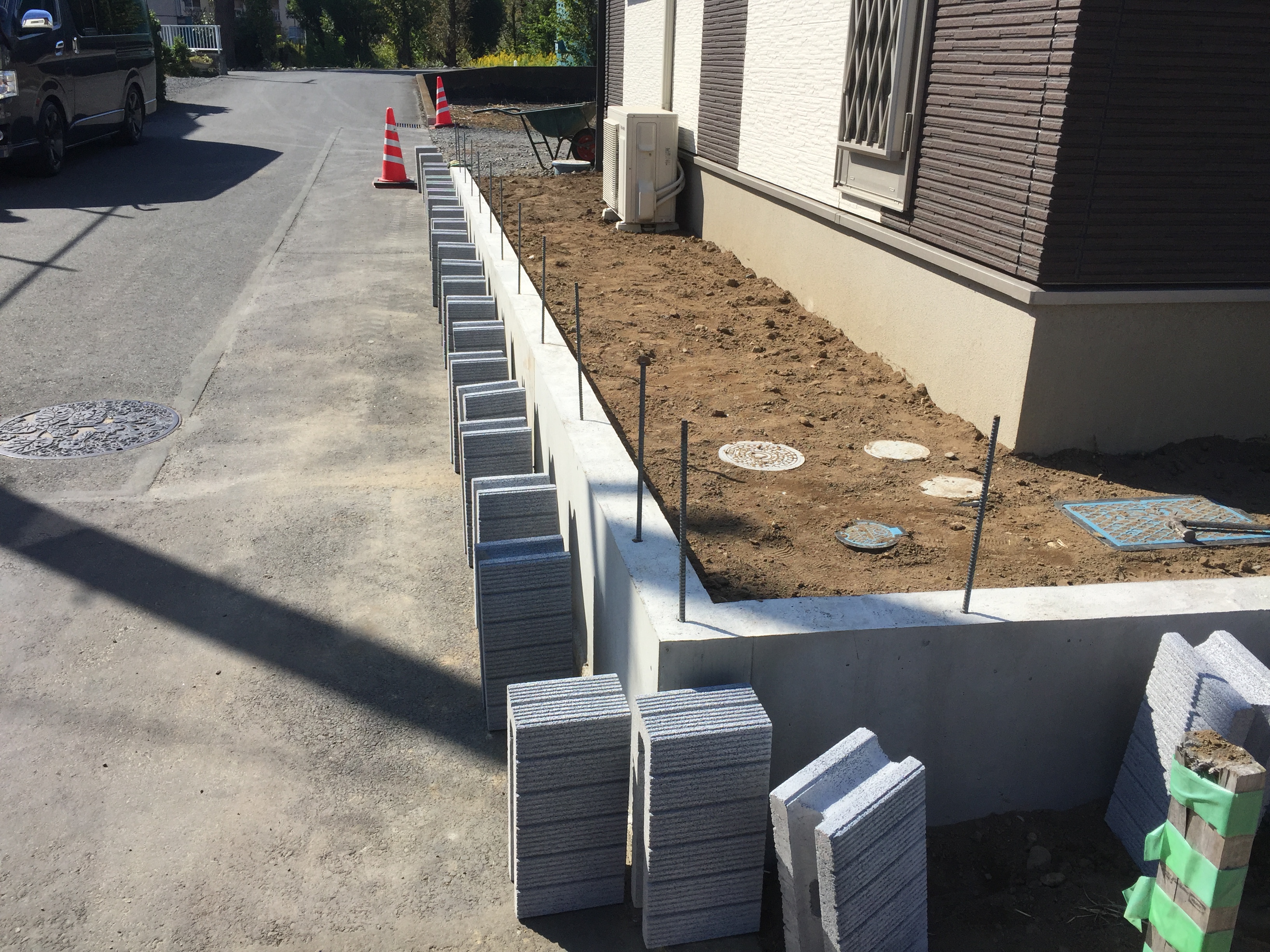 大間々町T様邸
境界ブロック工事