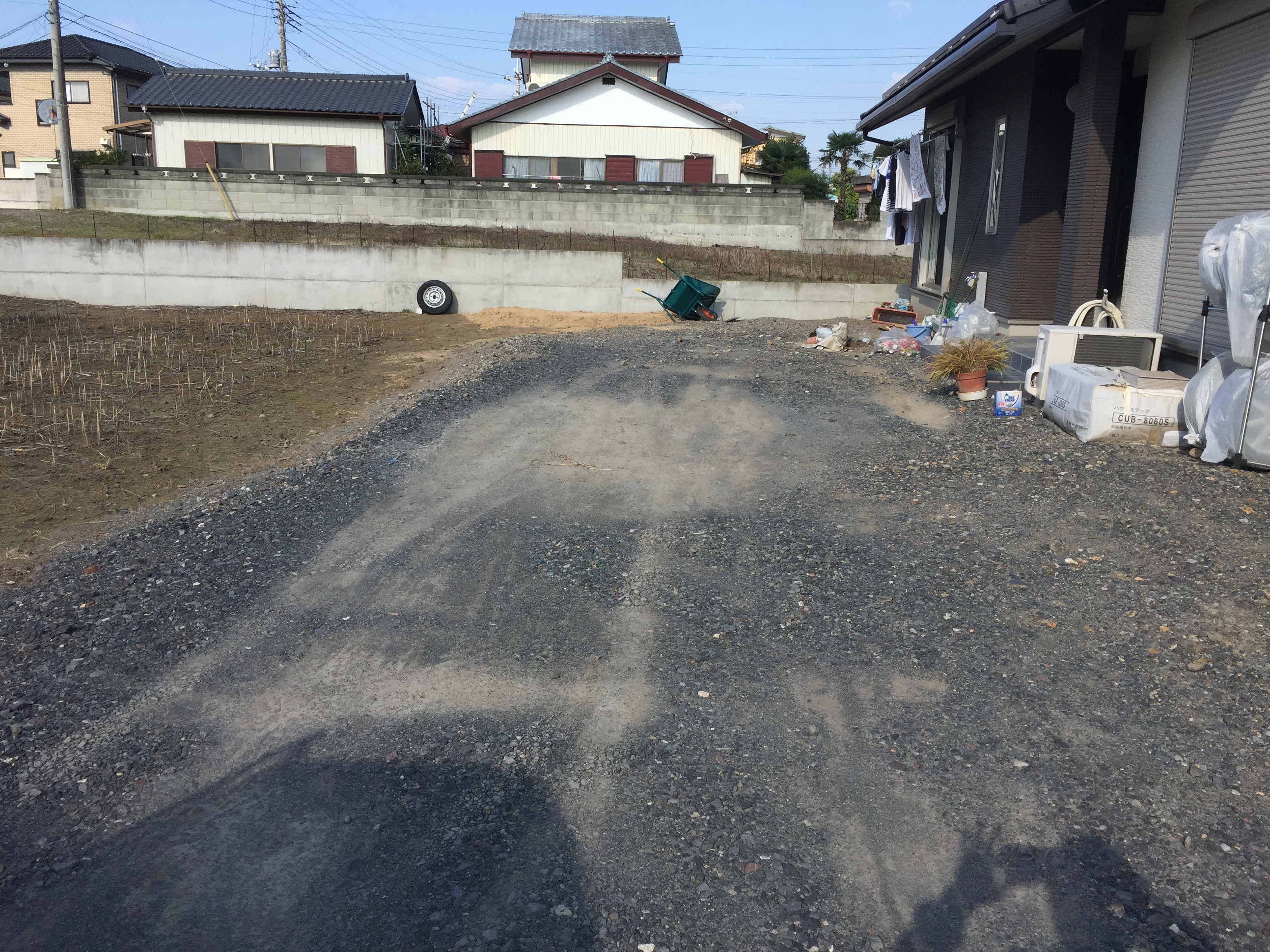 大間々町T様邸
境界ブロック工事