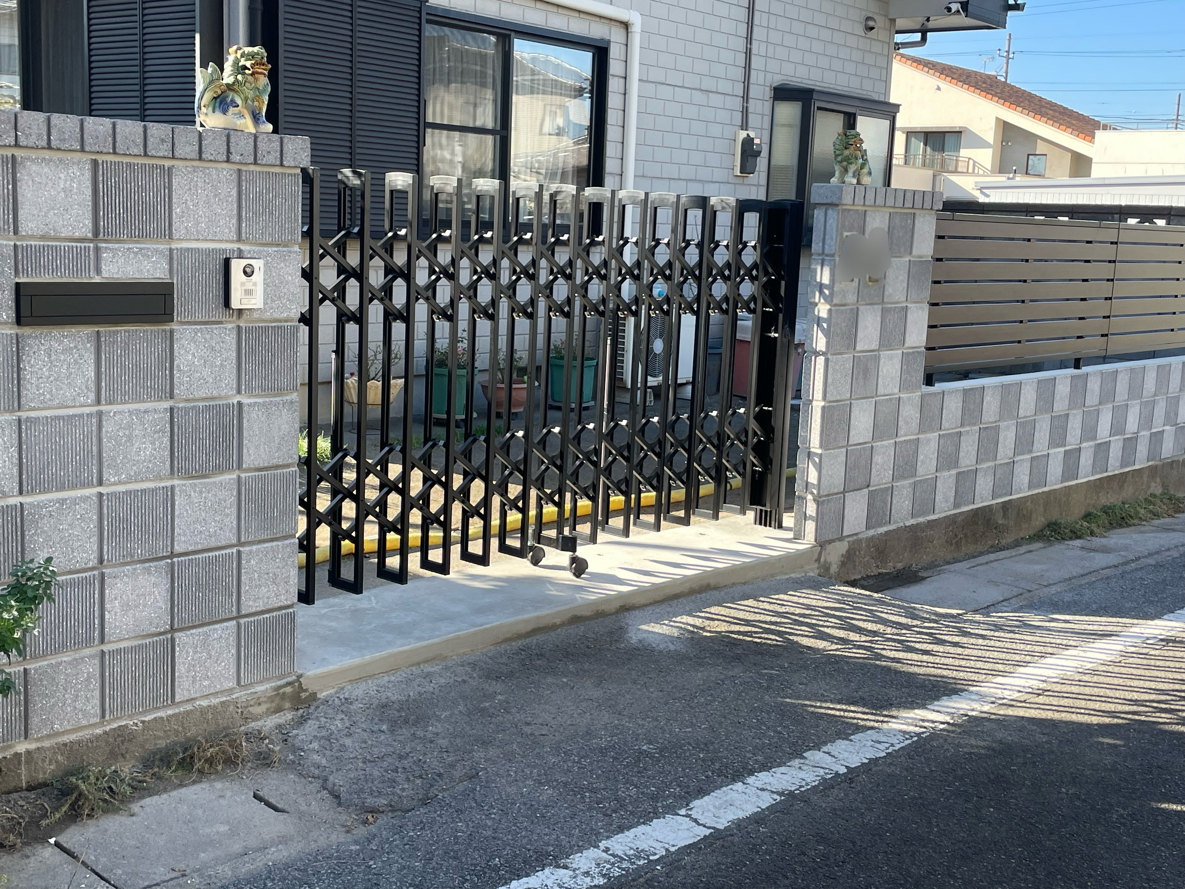 Ｎ様邸　門柱改修工事