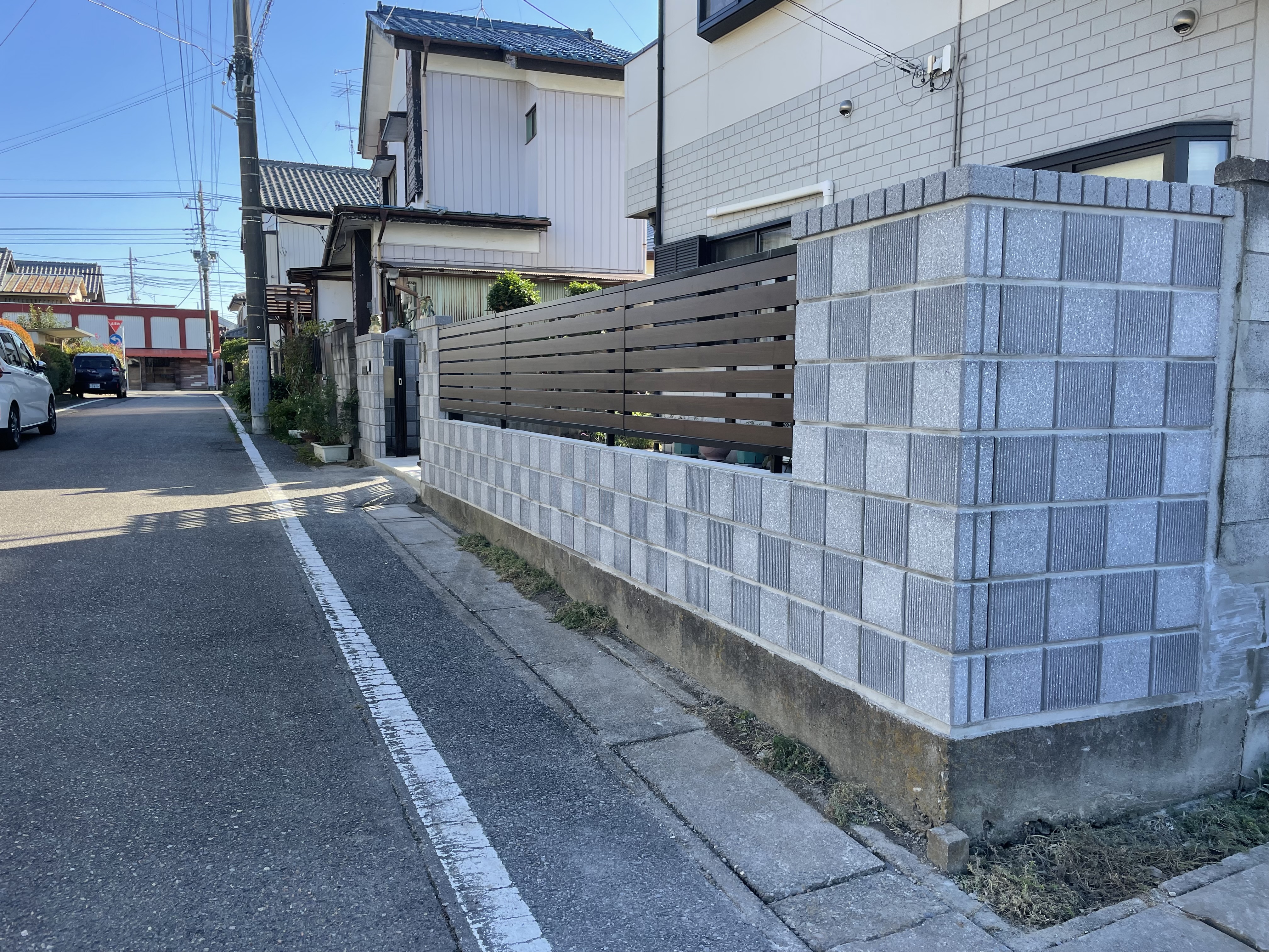 Ｎ様邸　門柱改修工事