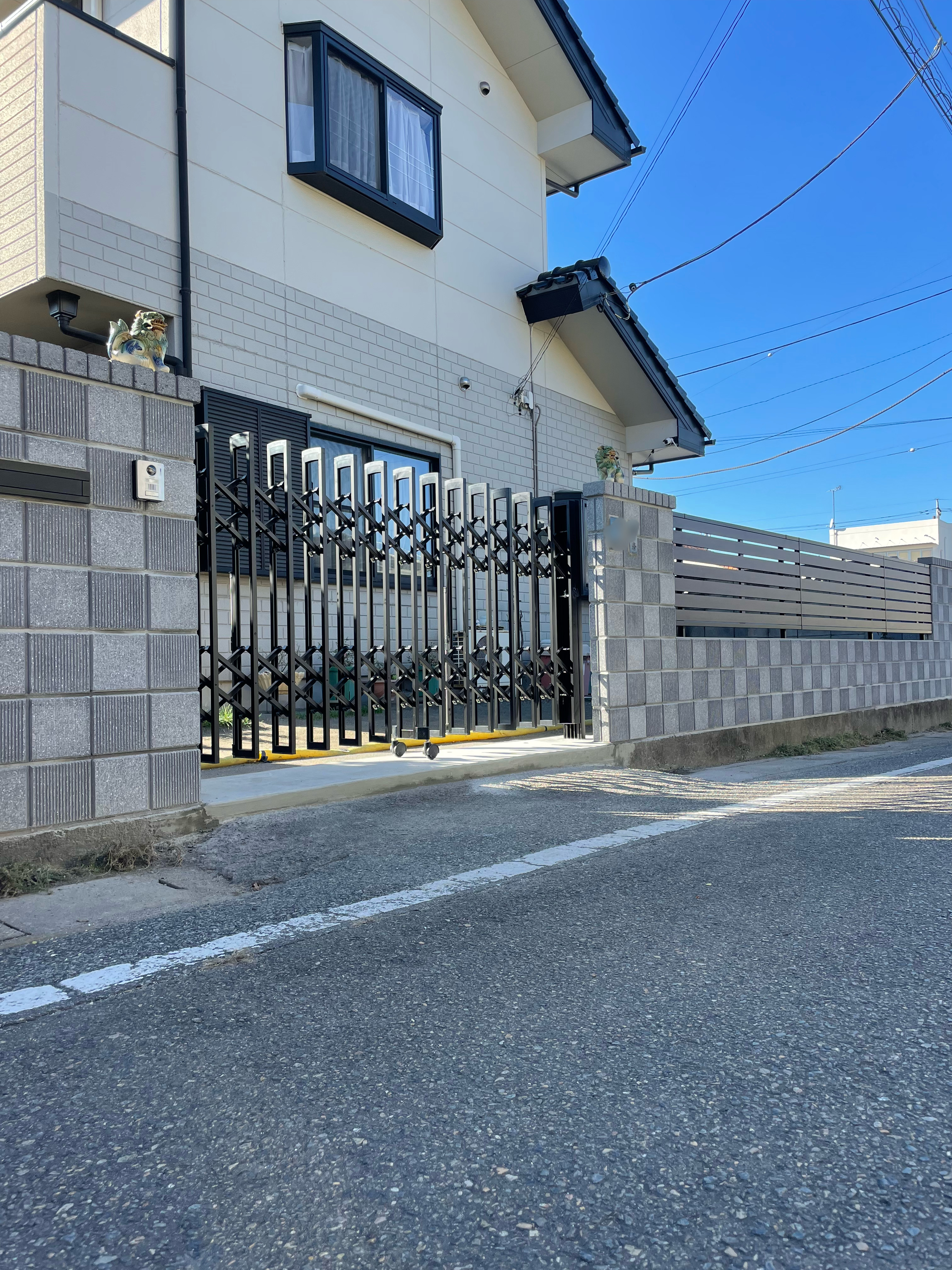 Ｎ様邸　門柱改修工事