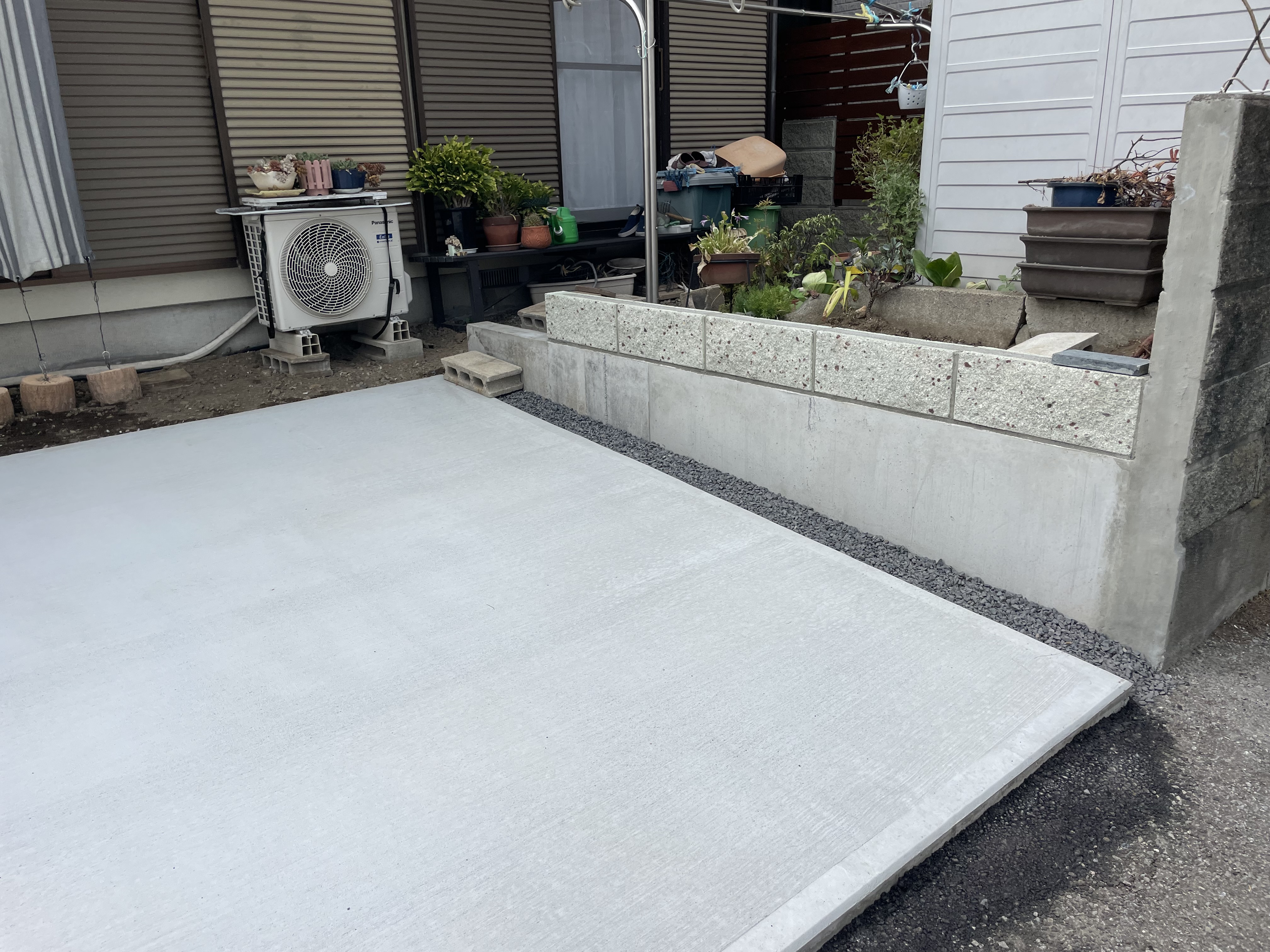 桐生市　M様邸　駐車場改修工事