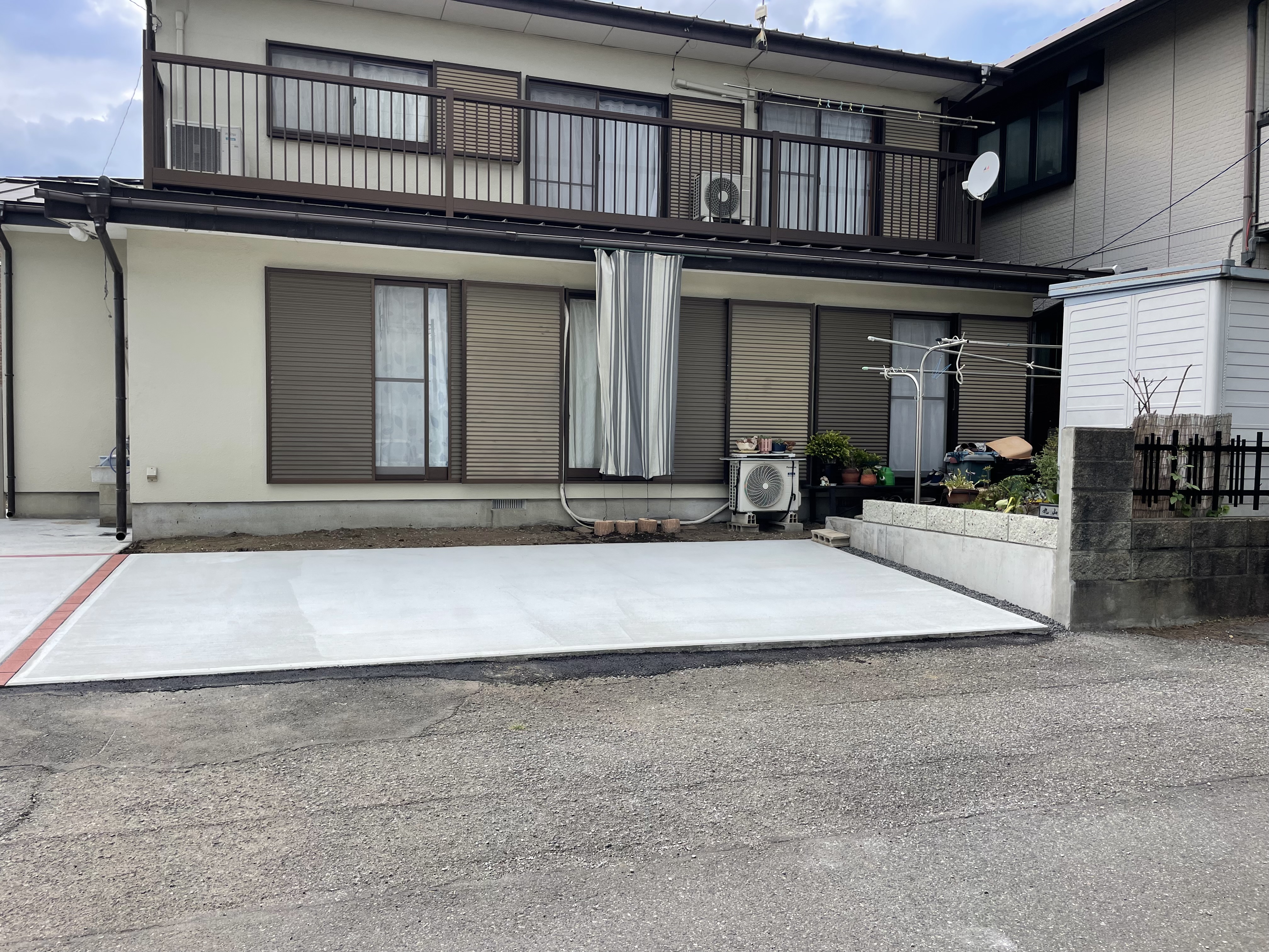 桐生市　M様邸　駐車場改修工事