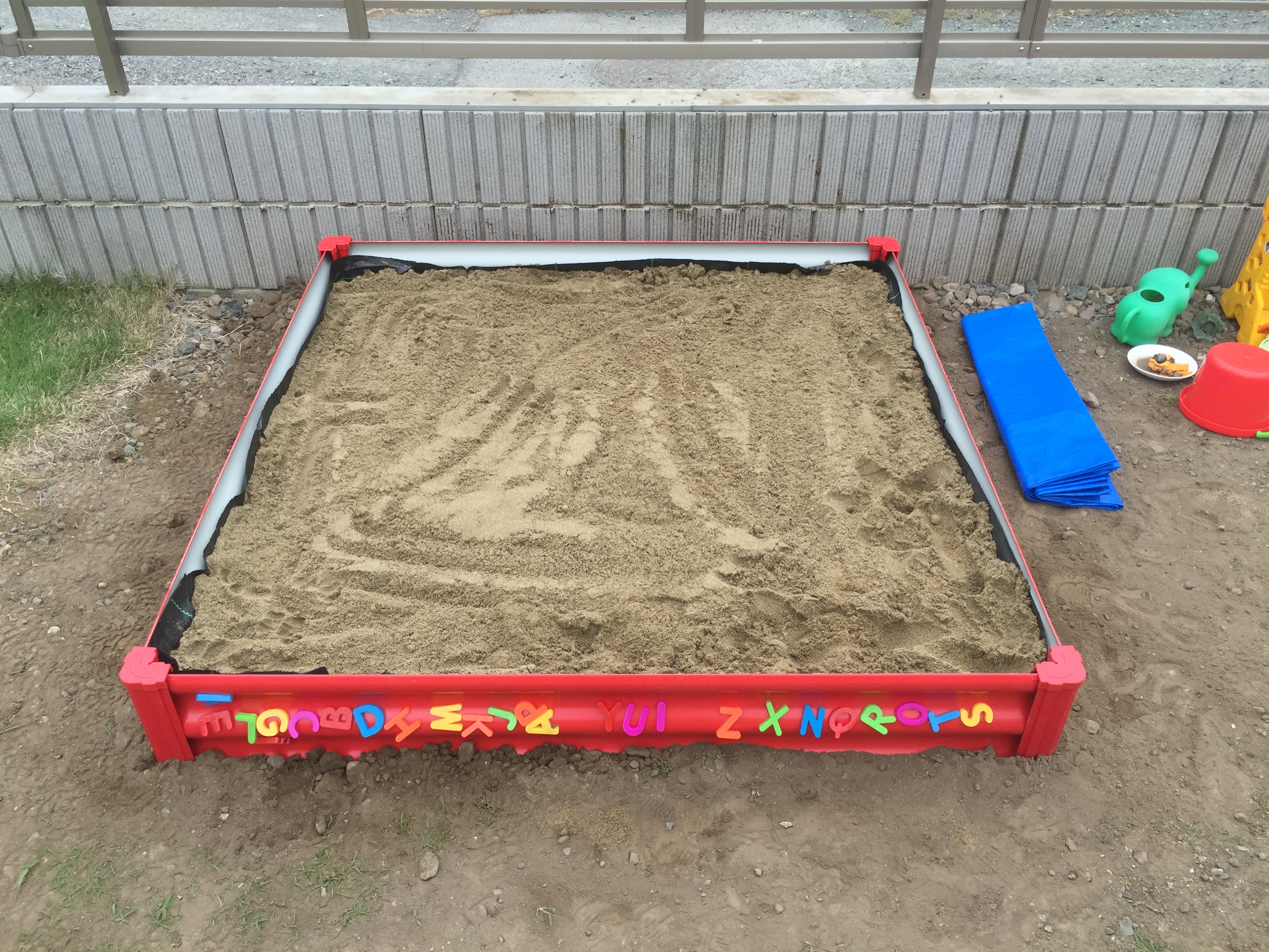 みどり市  Ｋ様邸
お砂場設置工事