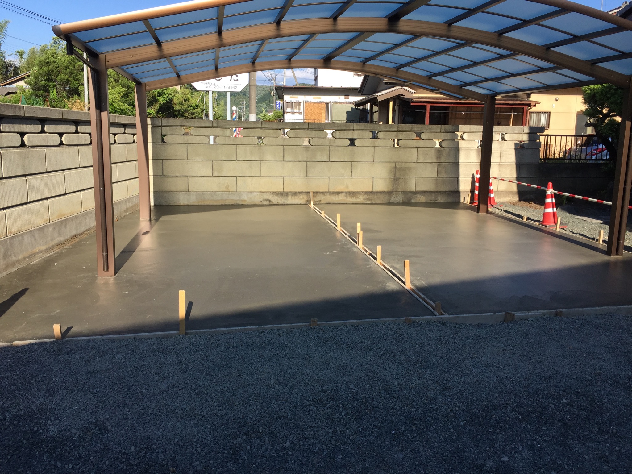 桐生市川内町K様邸
2期工事 駐車場整備工事