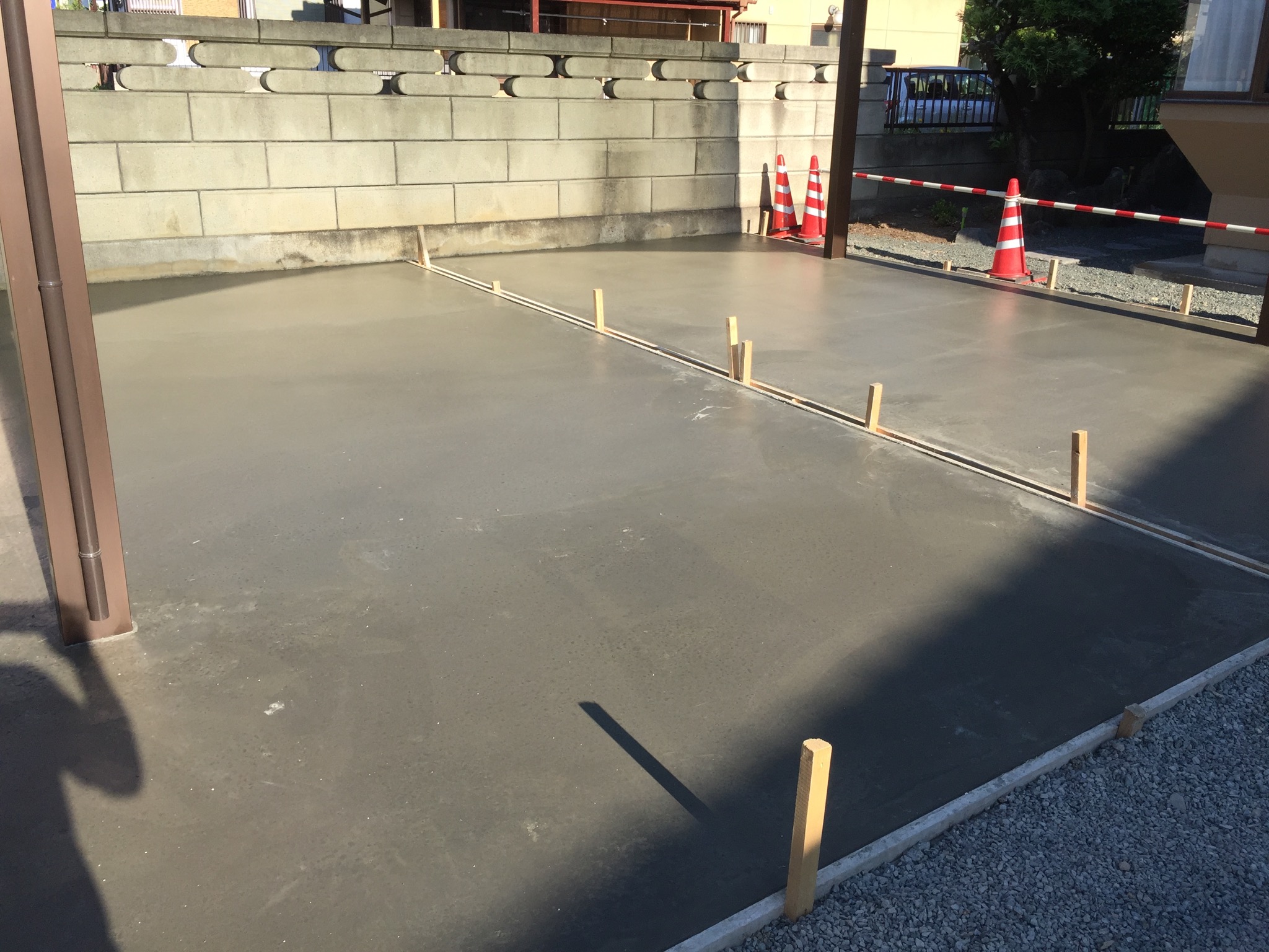 桐生市川内町K様邸
2期工事 駐車場整備工事