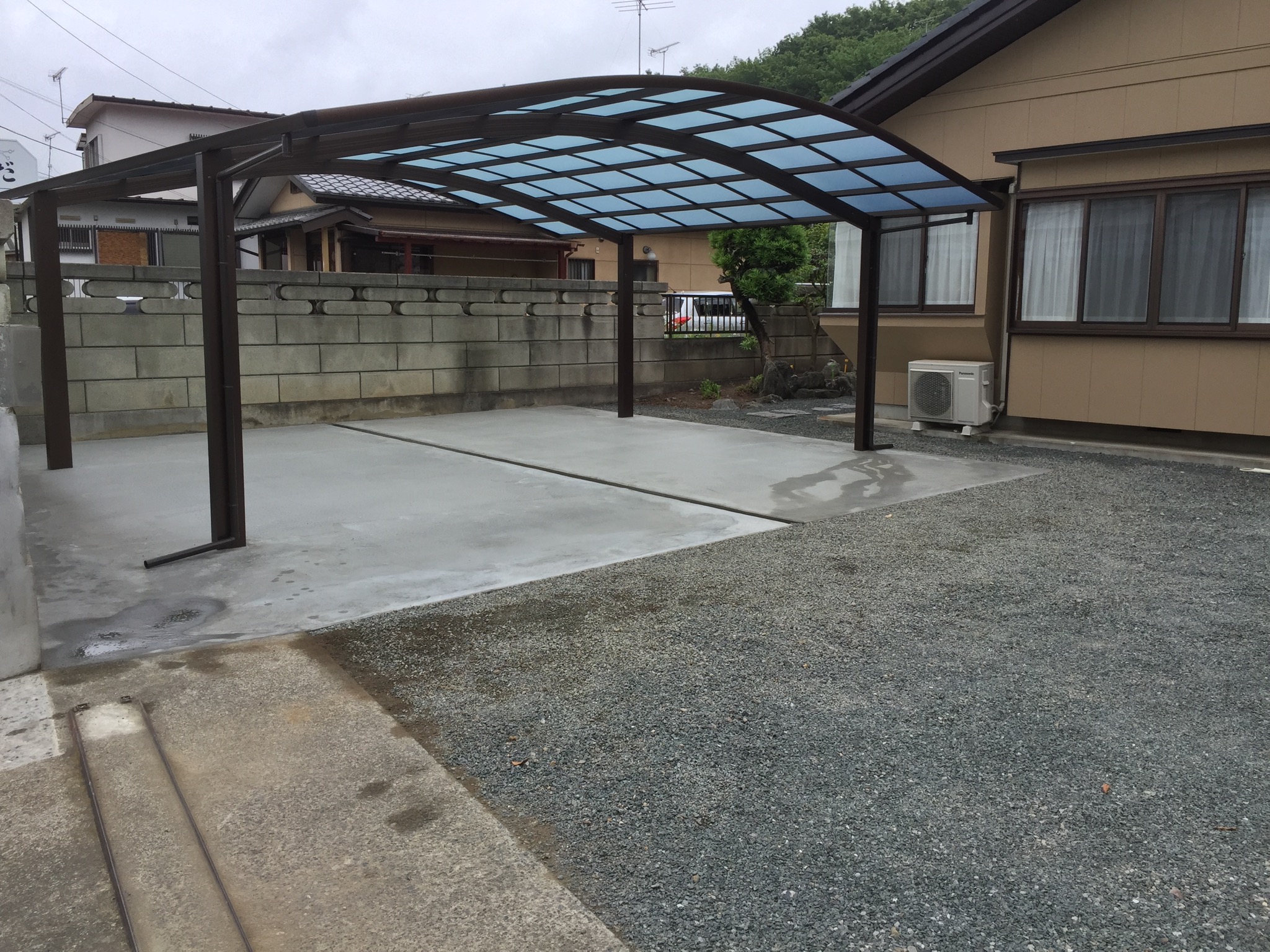 桐生市川内町K様邸
2期工事 駐車場整備工事