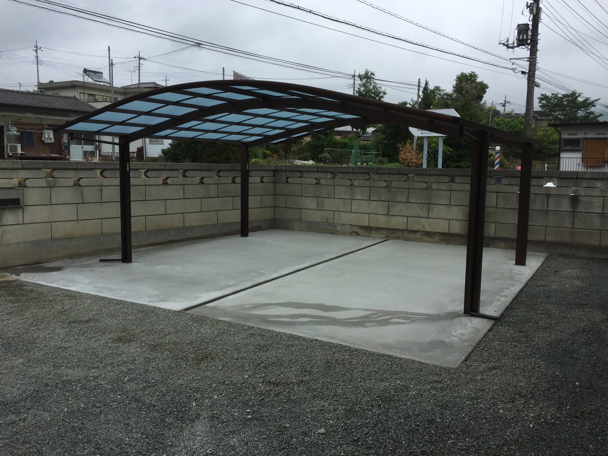 桐生市川内町K様邸
2期工事 駐車場整備工事