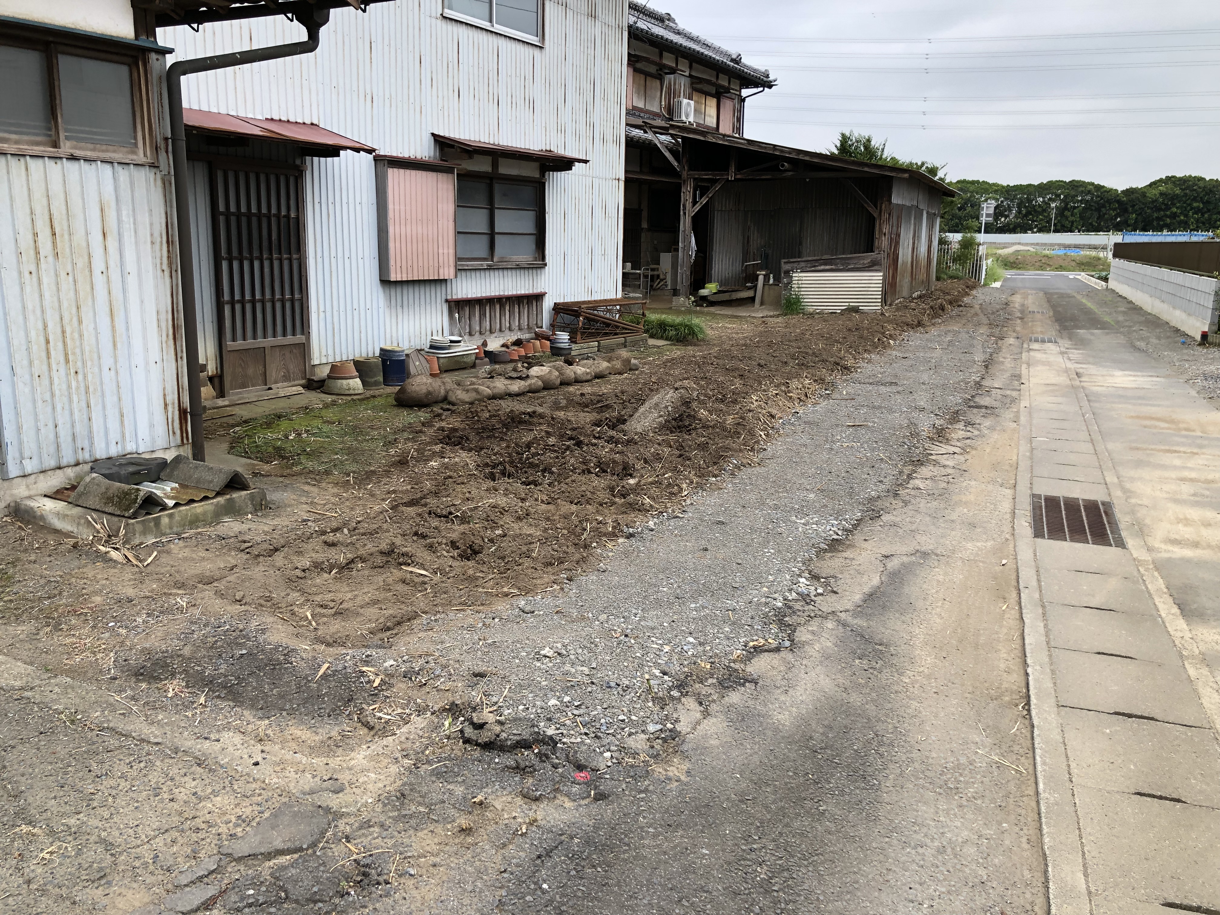 太田市　T様邸　境界ブロック工事