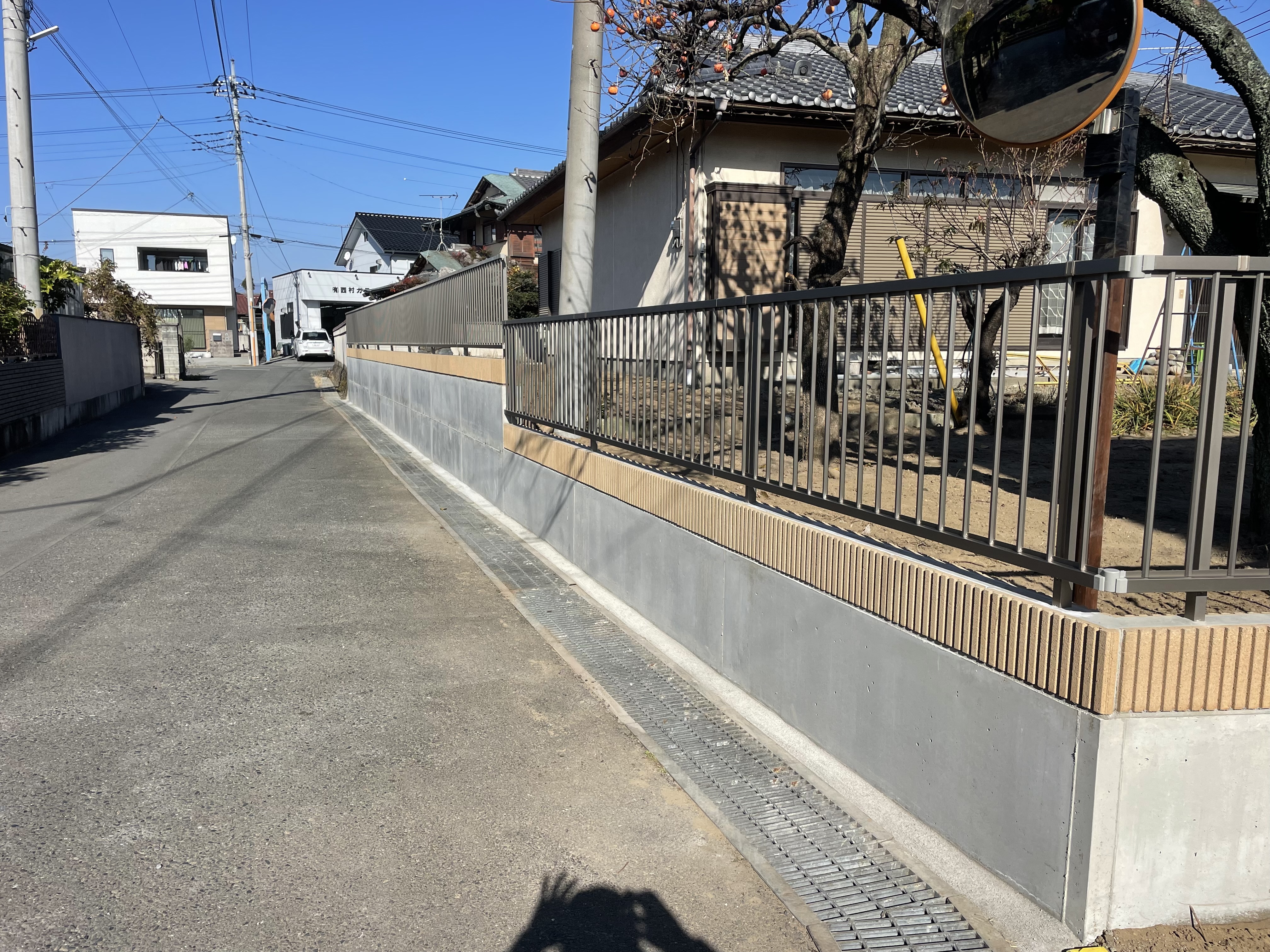 伊勢崎市　O様邸　境界ブロック工事