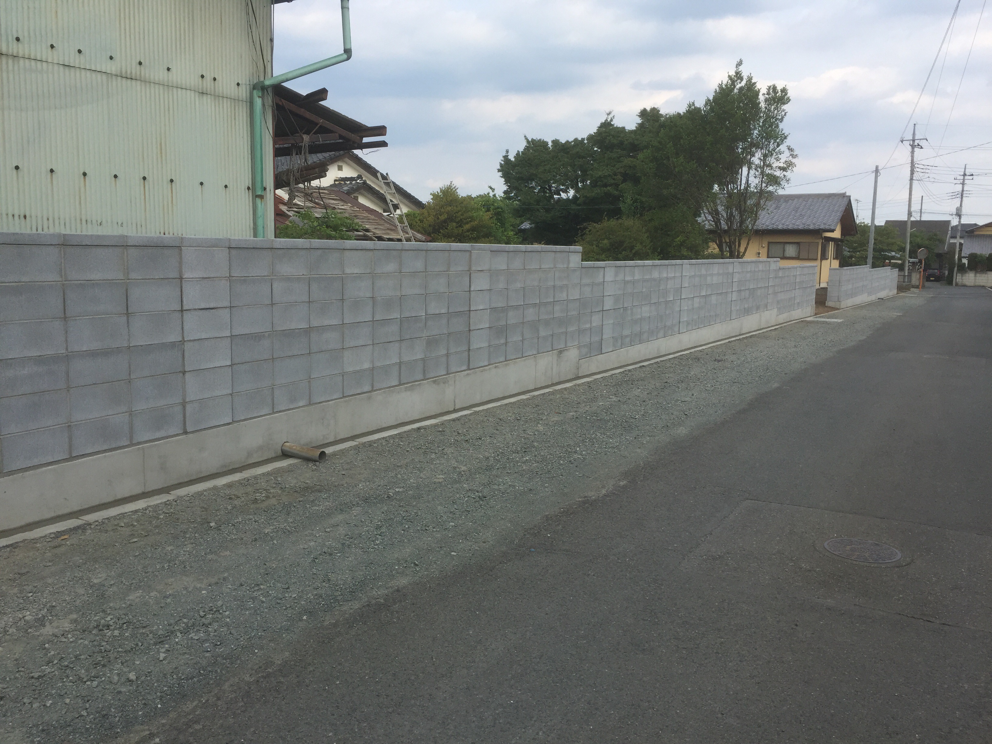 桐生市相生町T様邸
境界ブロック工事